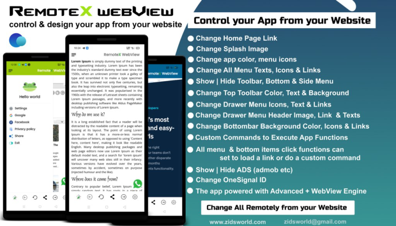 android remote webview app source code download
